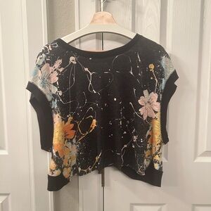 Like New! Free People Movement My Time Splatter Tee